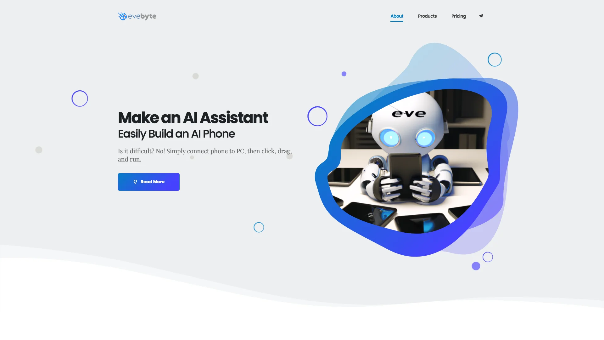 Evebyte Studio 主页截图