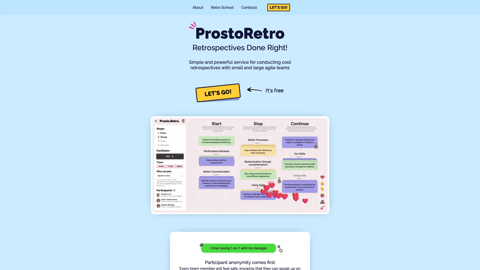 ProstoRetro主页截图