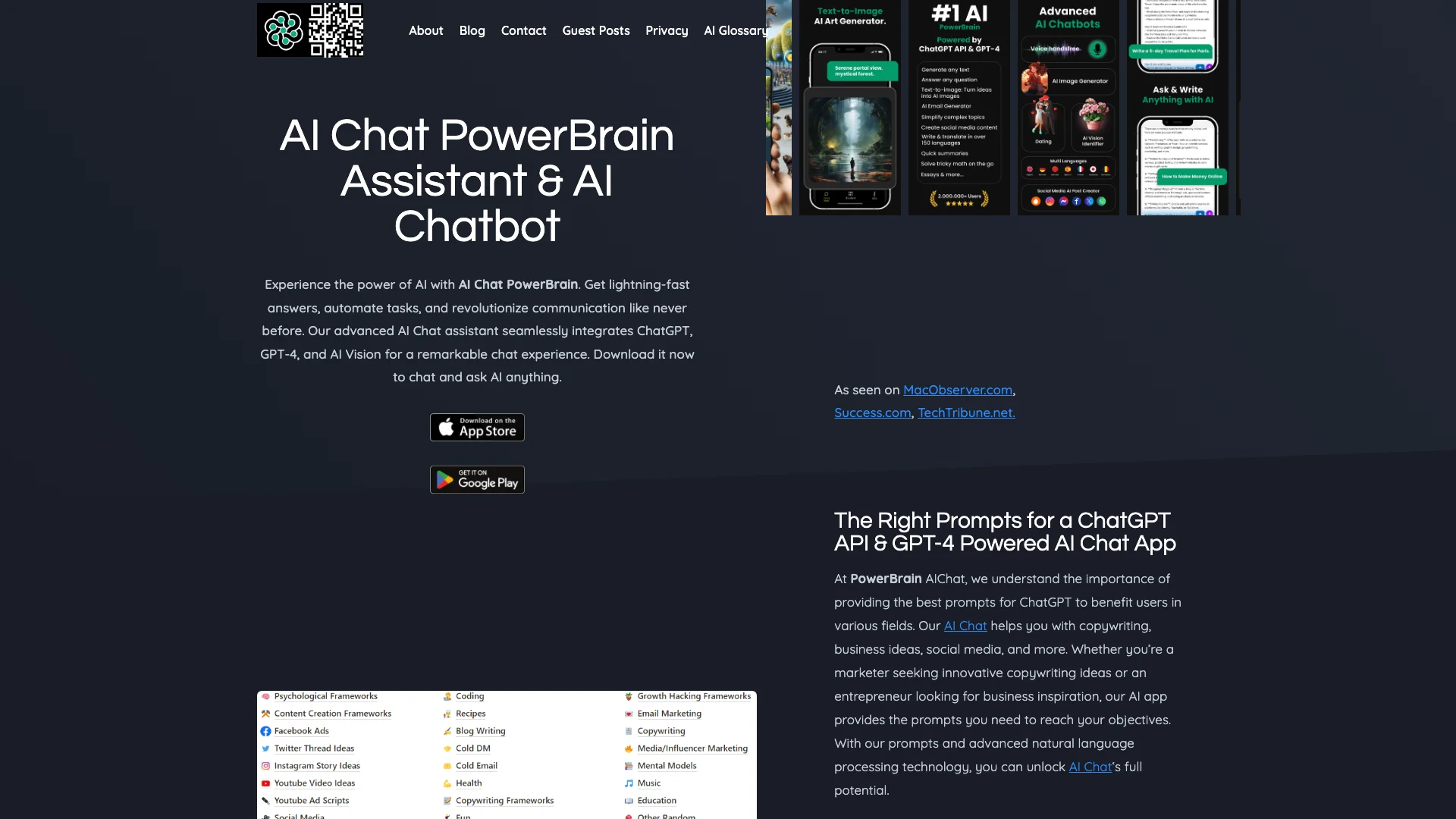 AI Chat PowerBrain Assistant & AI Chatbot