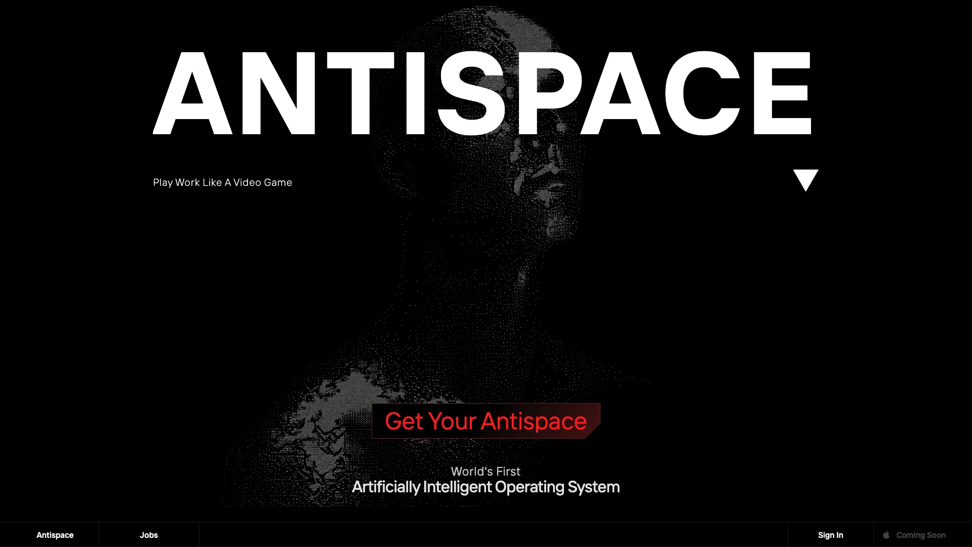 Antispace主页截图