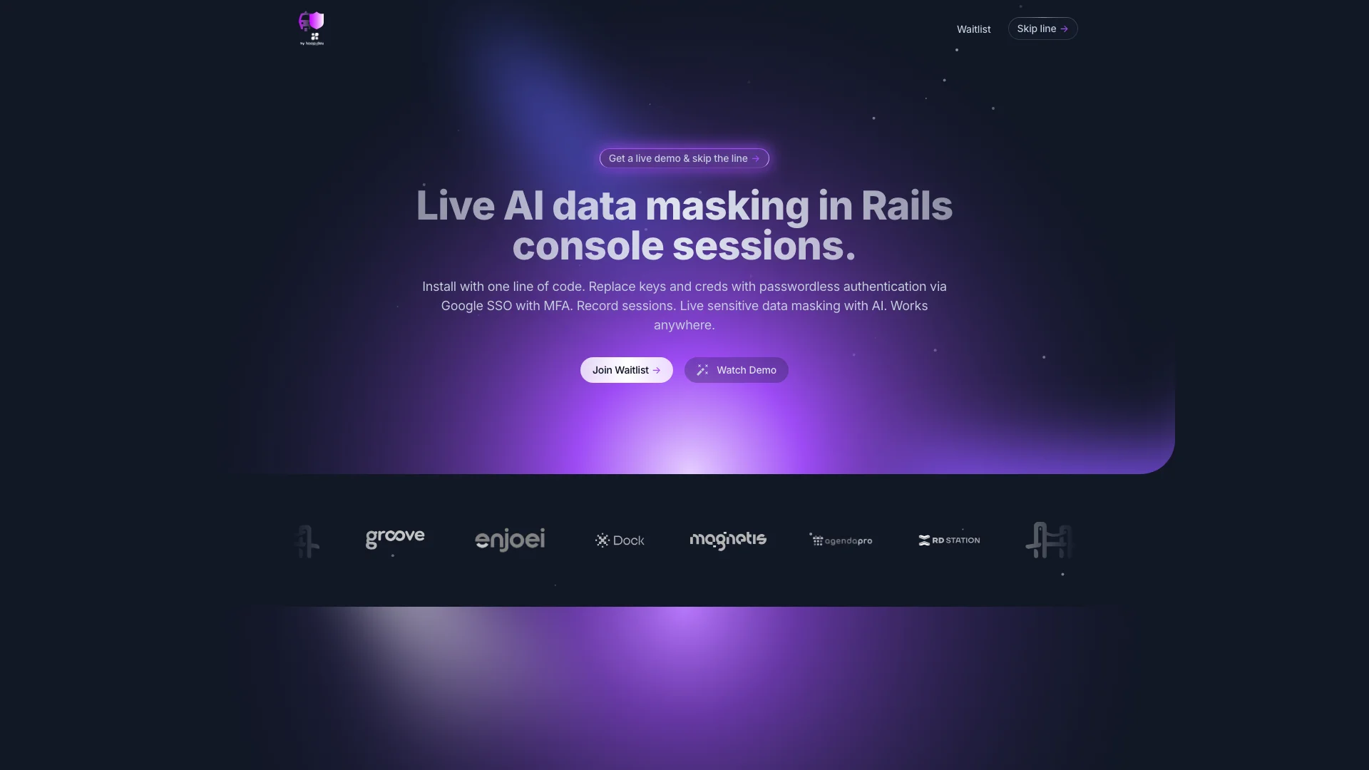 Rails Guard主页截图