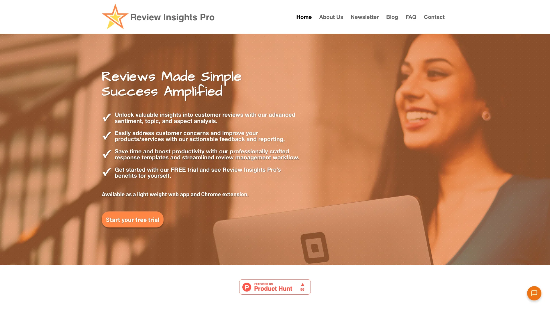 Review Insights Pro主页