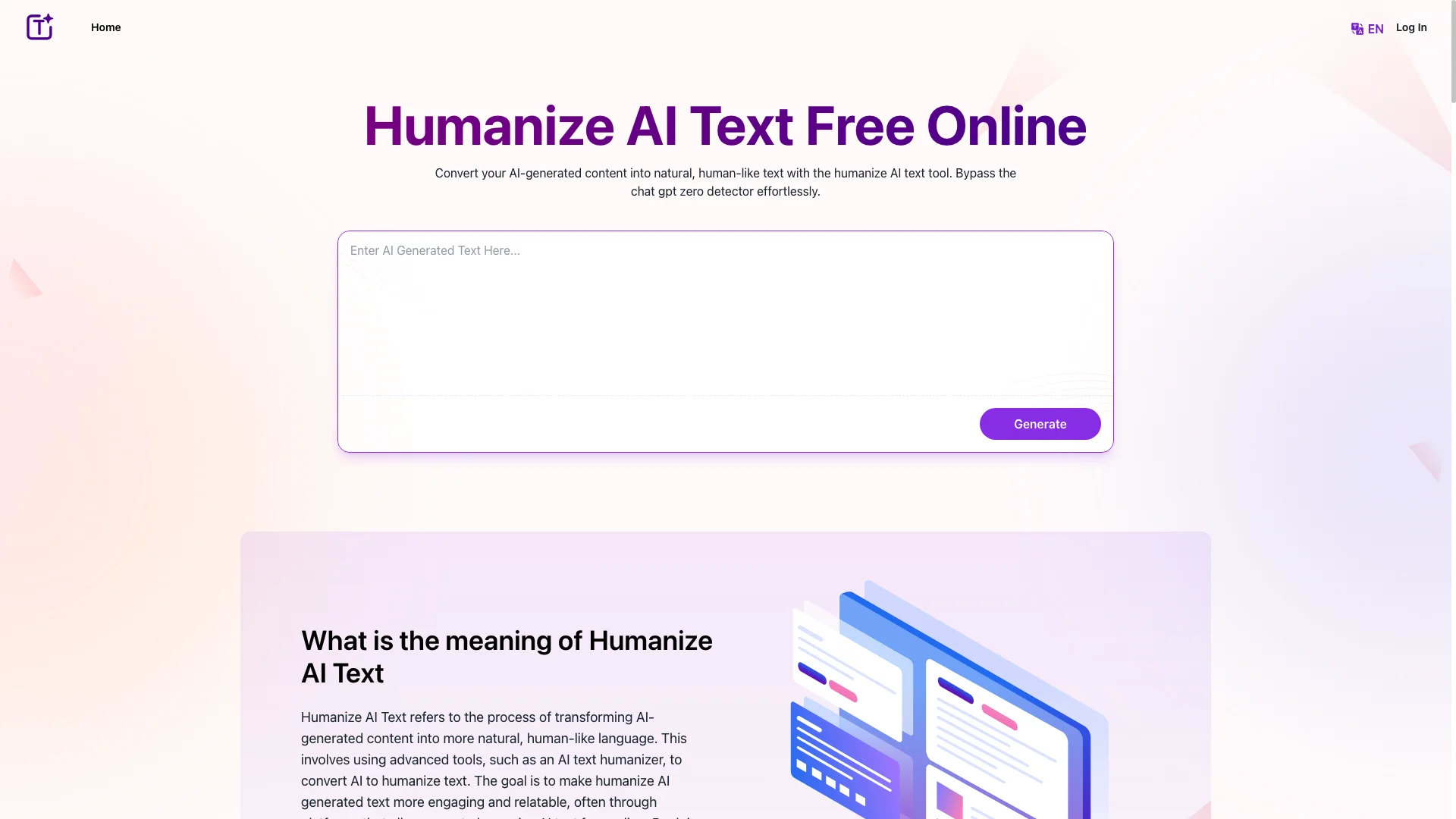 Humanize.im 主页截图