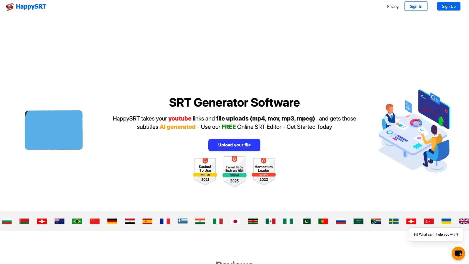 HappySRT主页截图