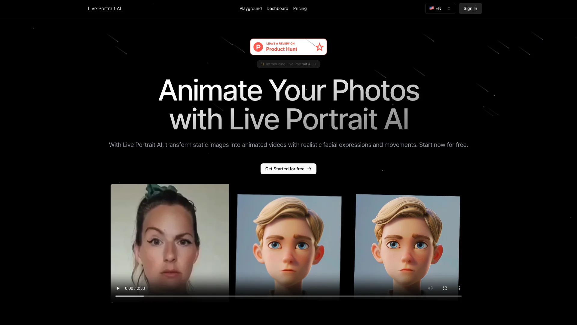 Live Portrait AI 项目主页