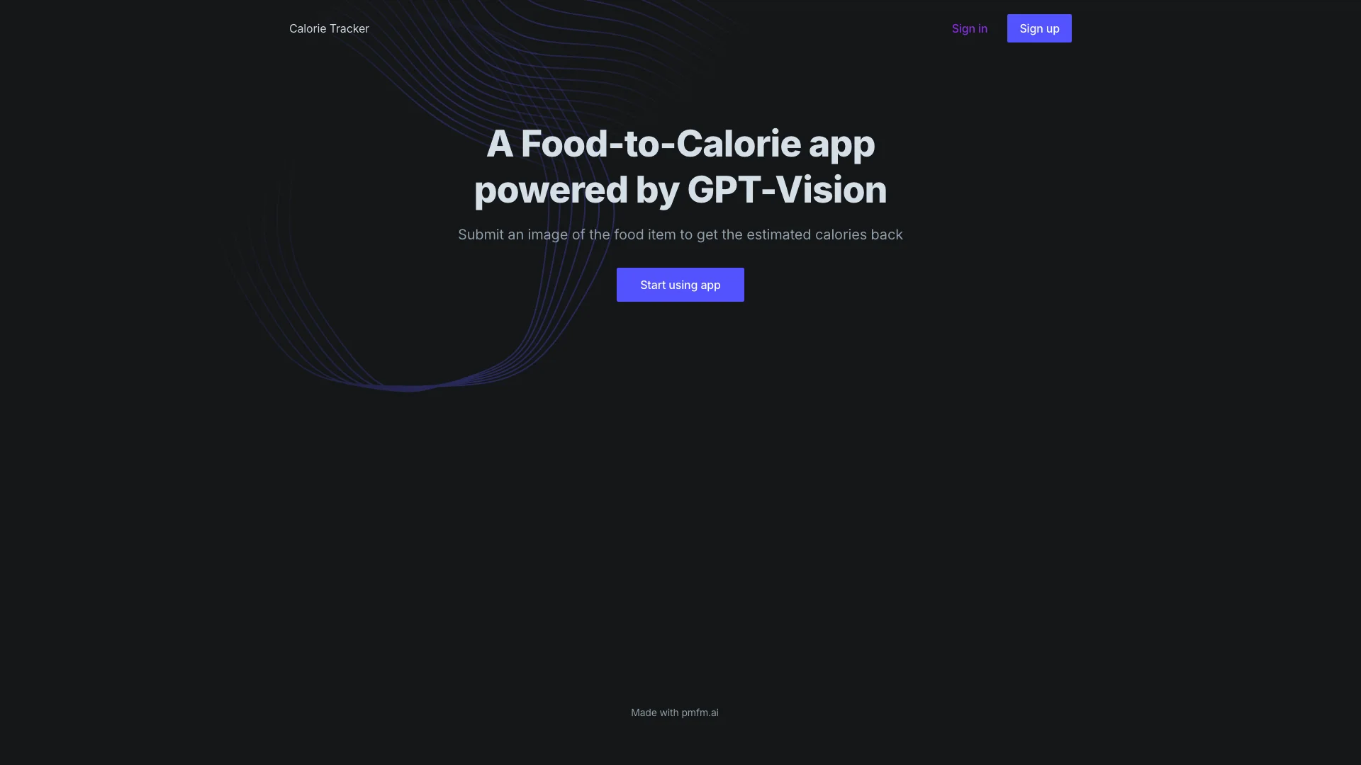 Calorie Tracker 项目主页