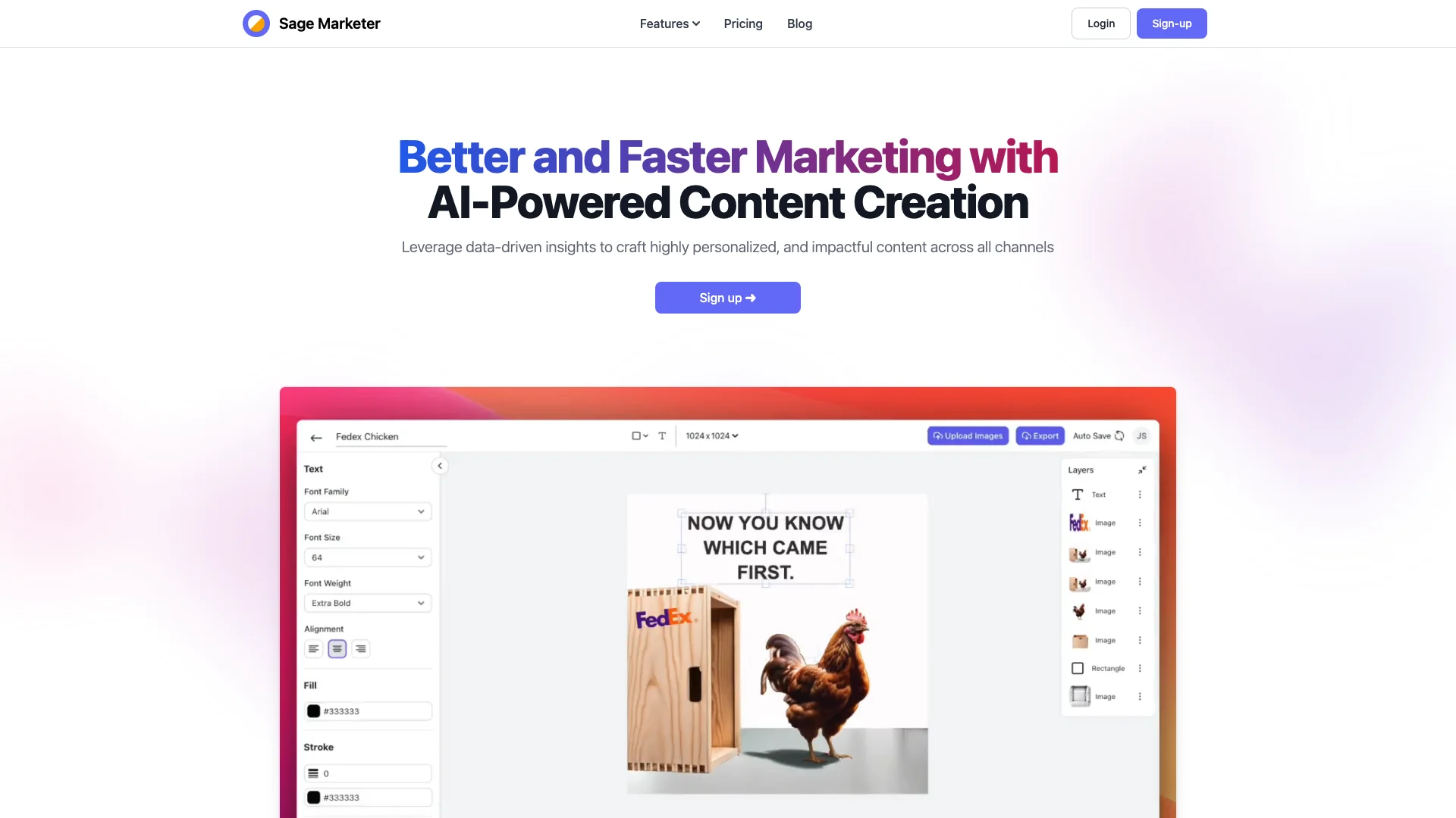 Sage Marketer 主页