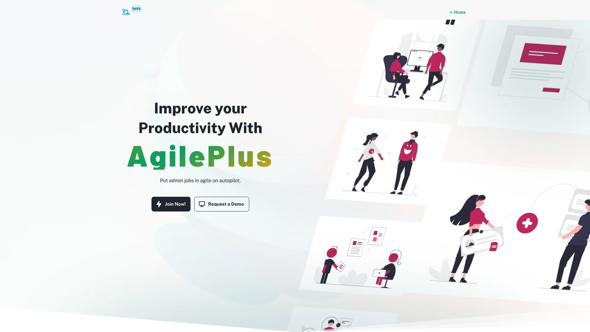 AgilePlus主页截图