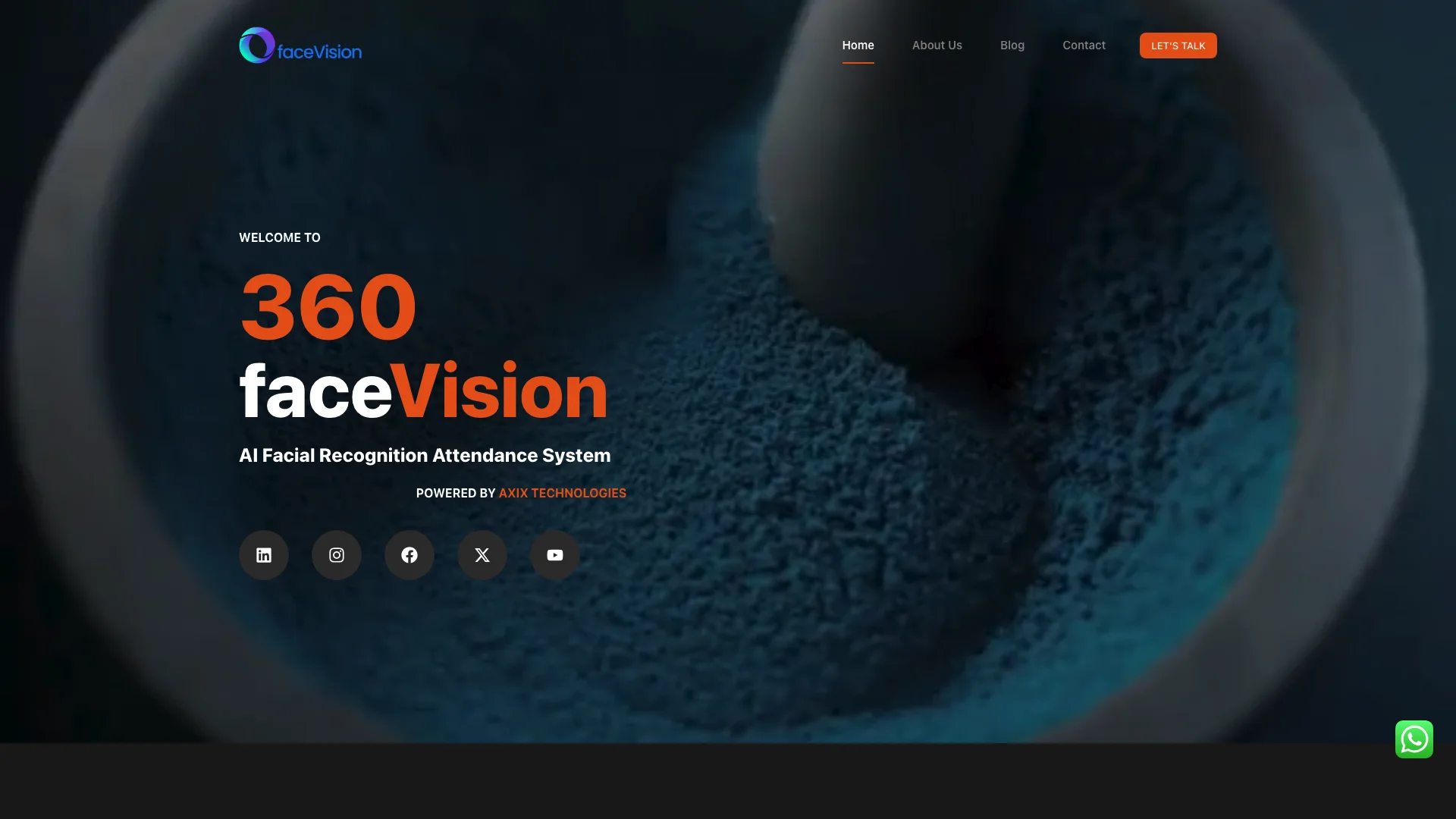 360 FaceVision 主页截图