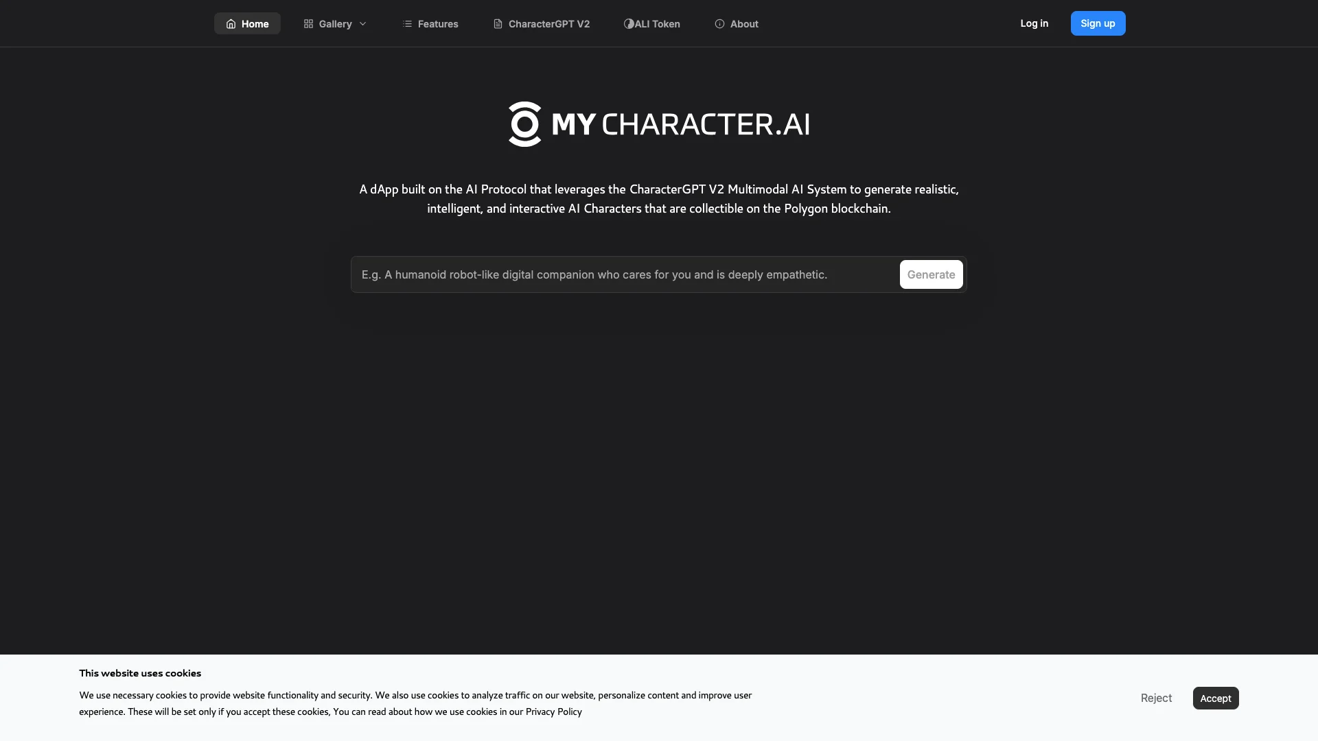 MyCharacter.AI 项目主页