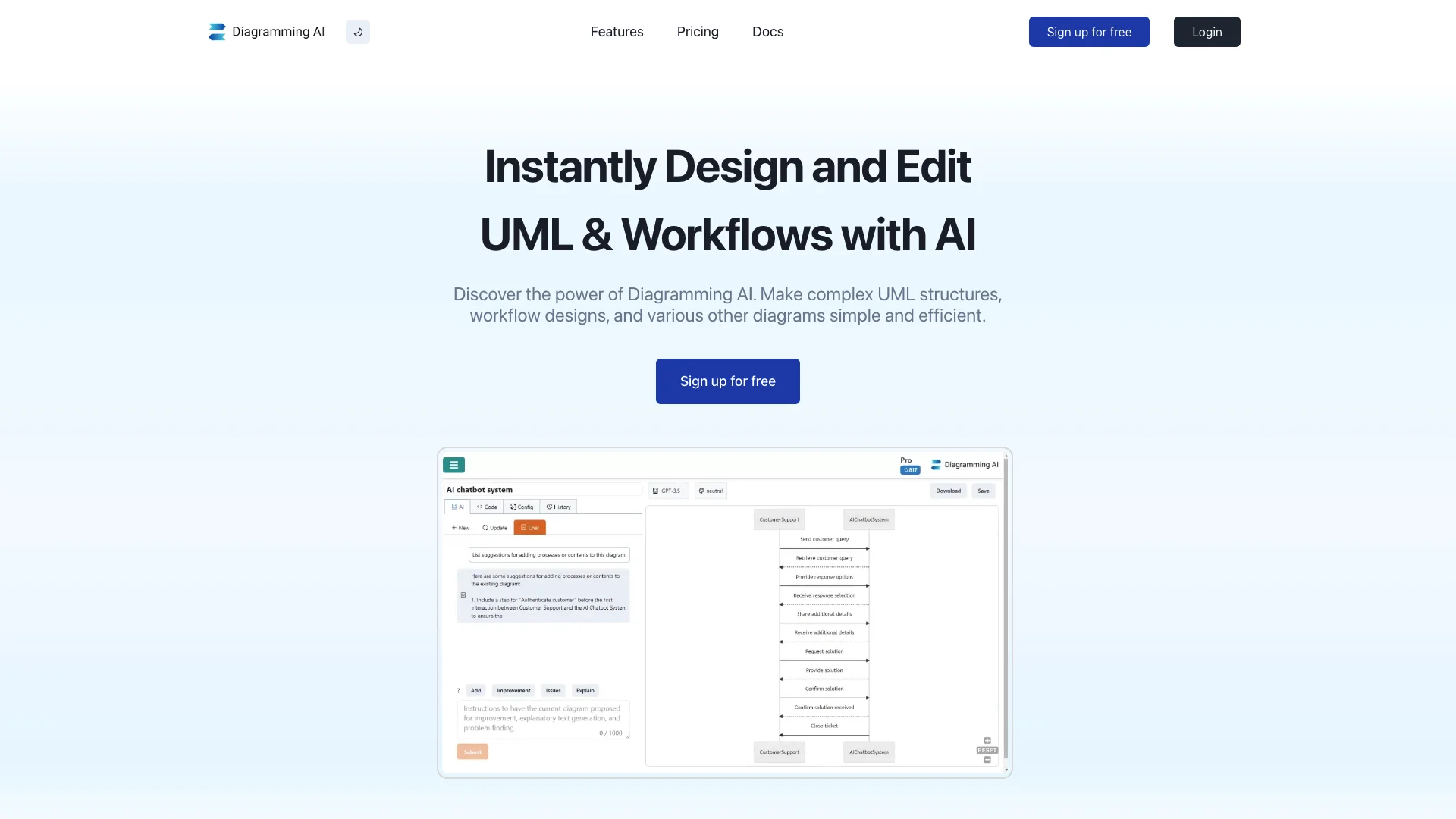 Diagramming AI 项目主页