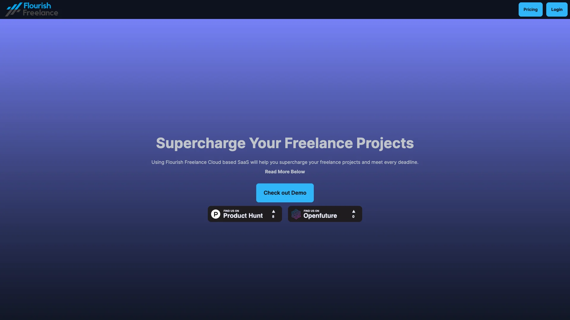 Flourish Freelance主页截图