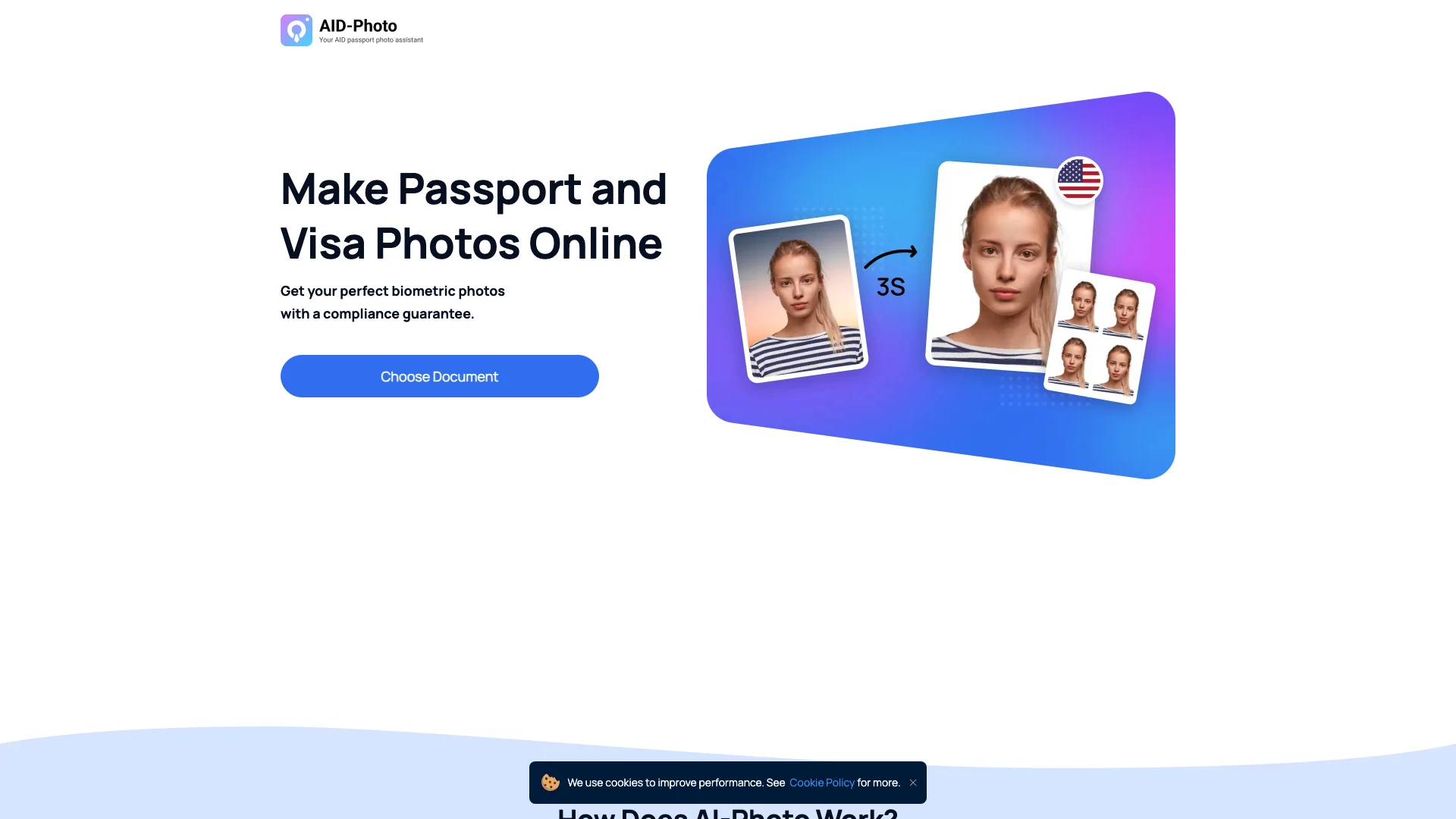 AiPassportPhotos主页截图