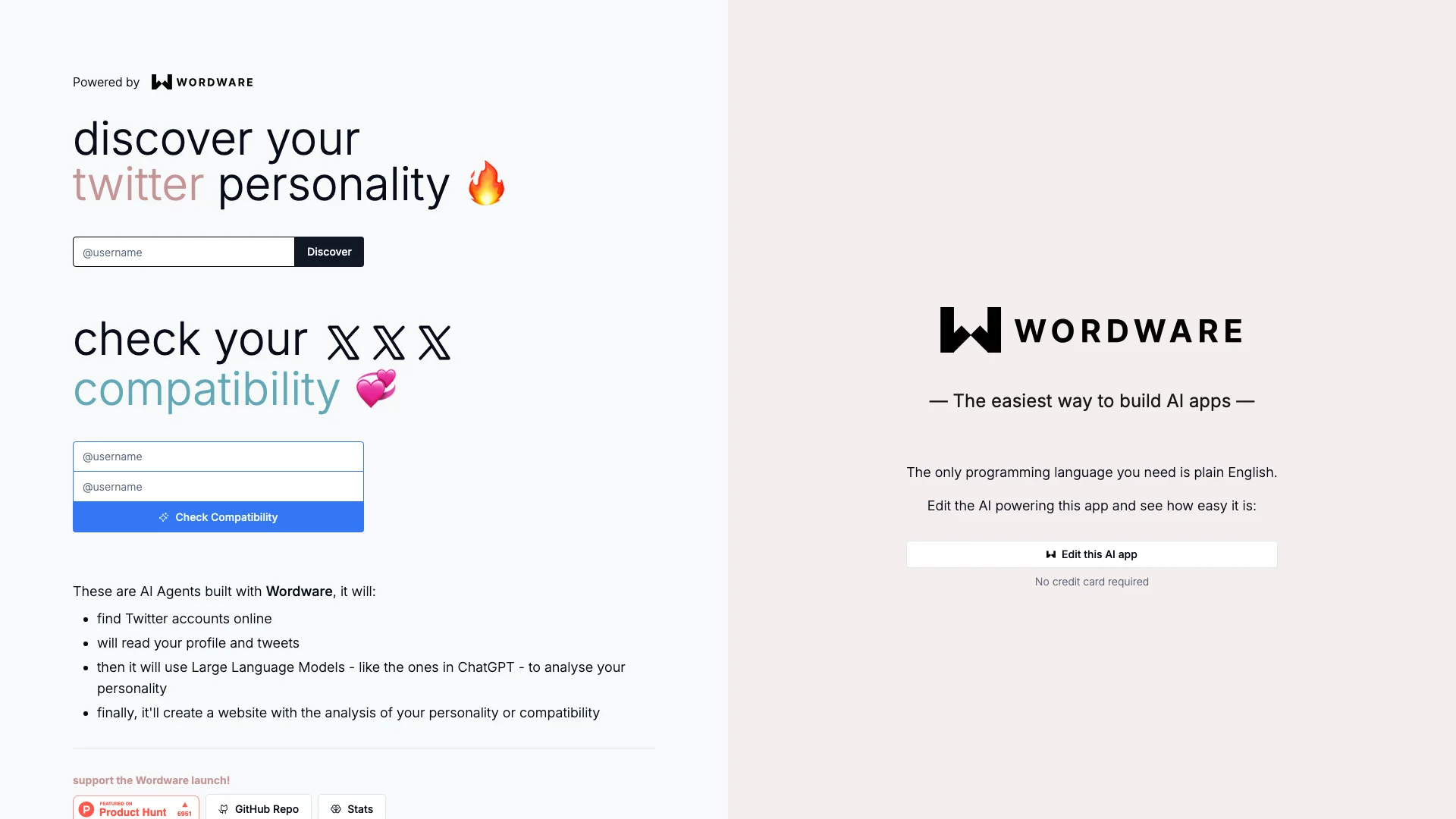 Twitter Personality - 推文分析工具揭示Twitter用户独特性格 - 懂AI