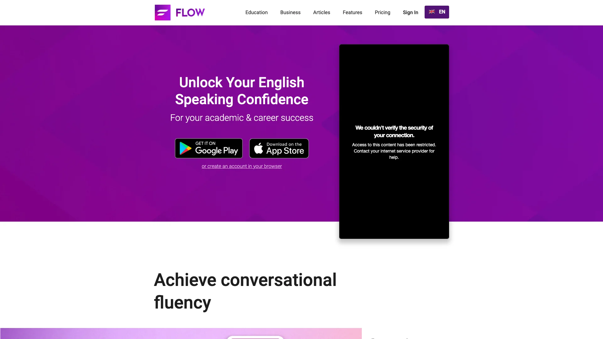 FLOW Speak 项目主页截图