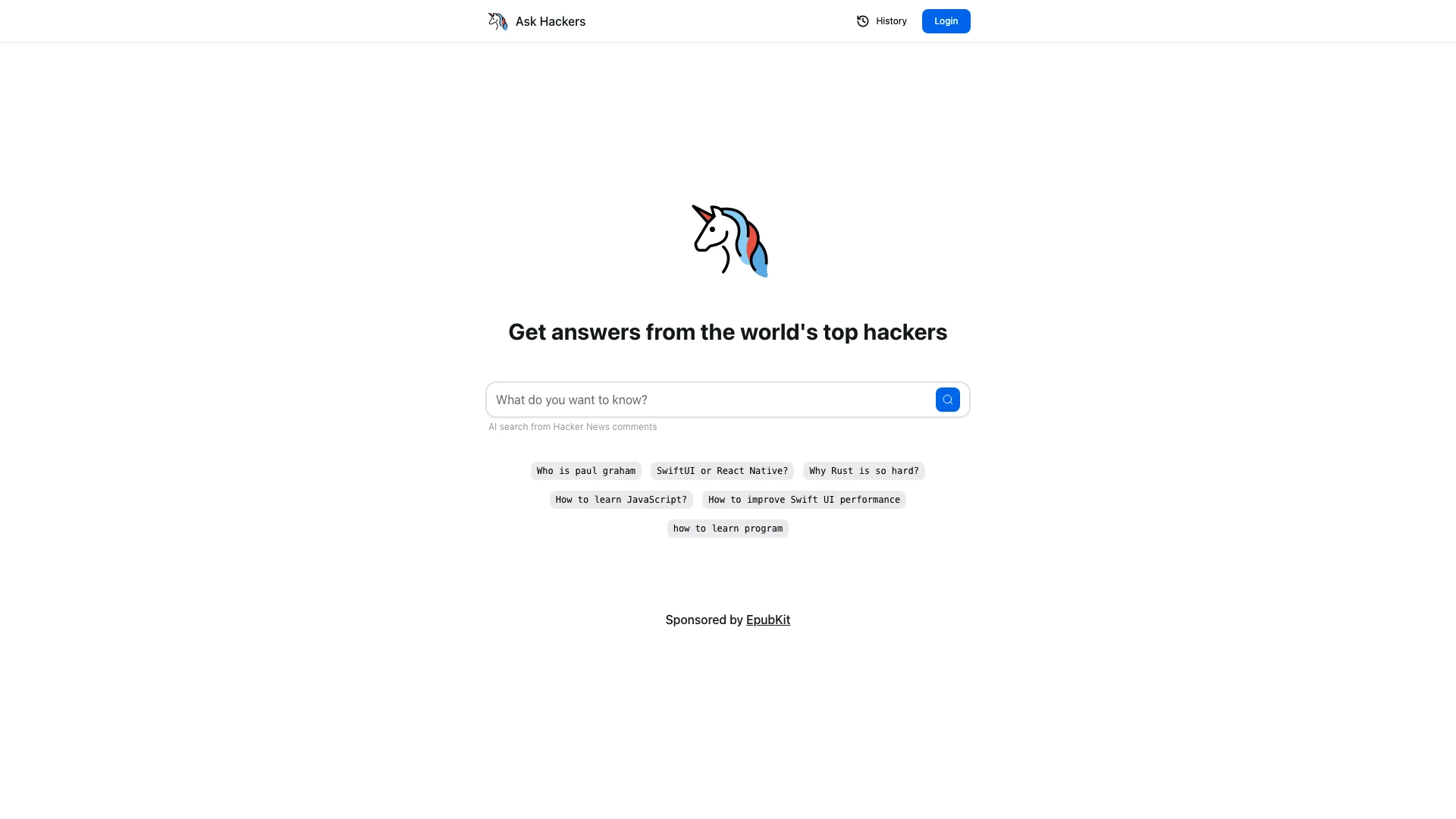 Ask Hackers 主页