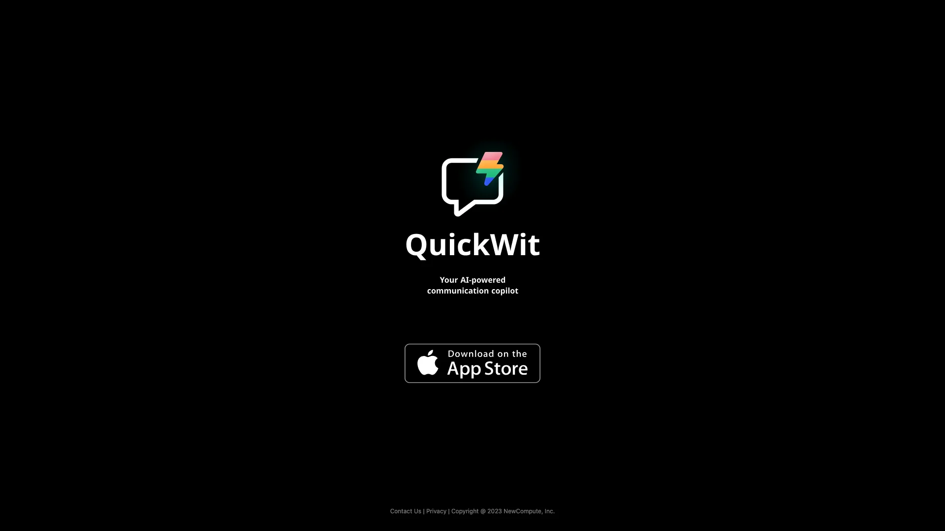 QuickWit主页截图