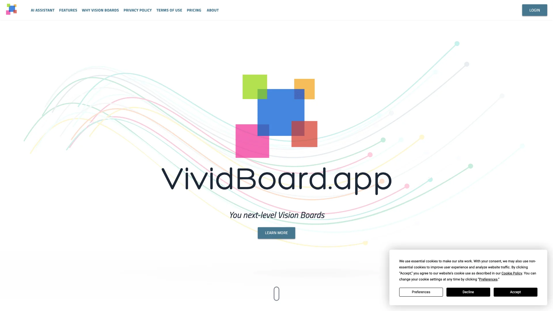 VividBoard 主页截图