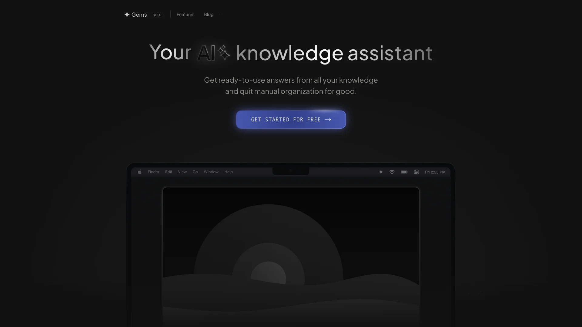 Your AI knowledge assistant 主页