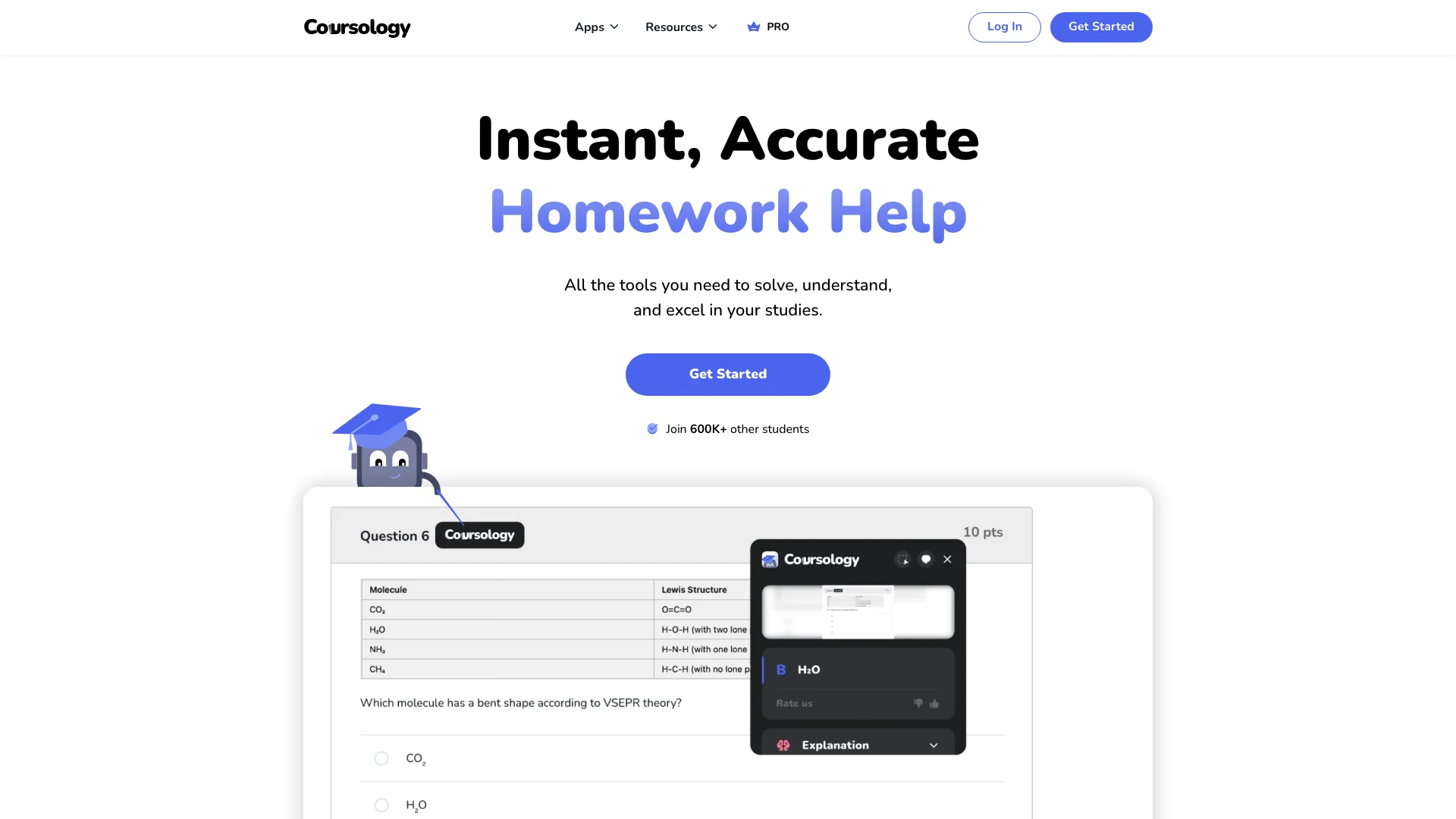 Coursology AI Homework Helper