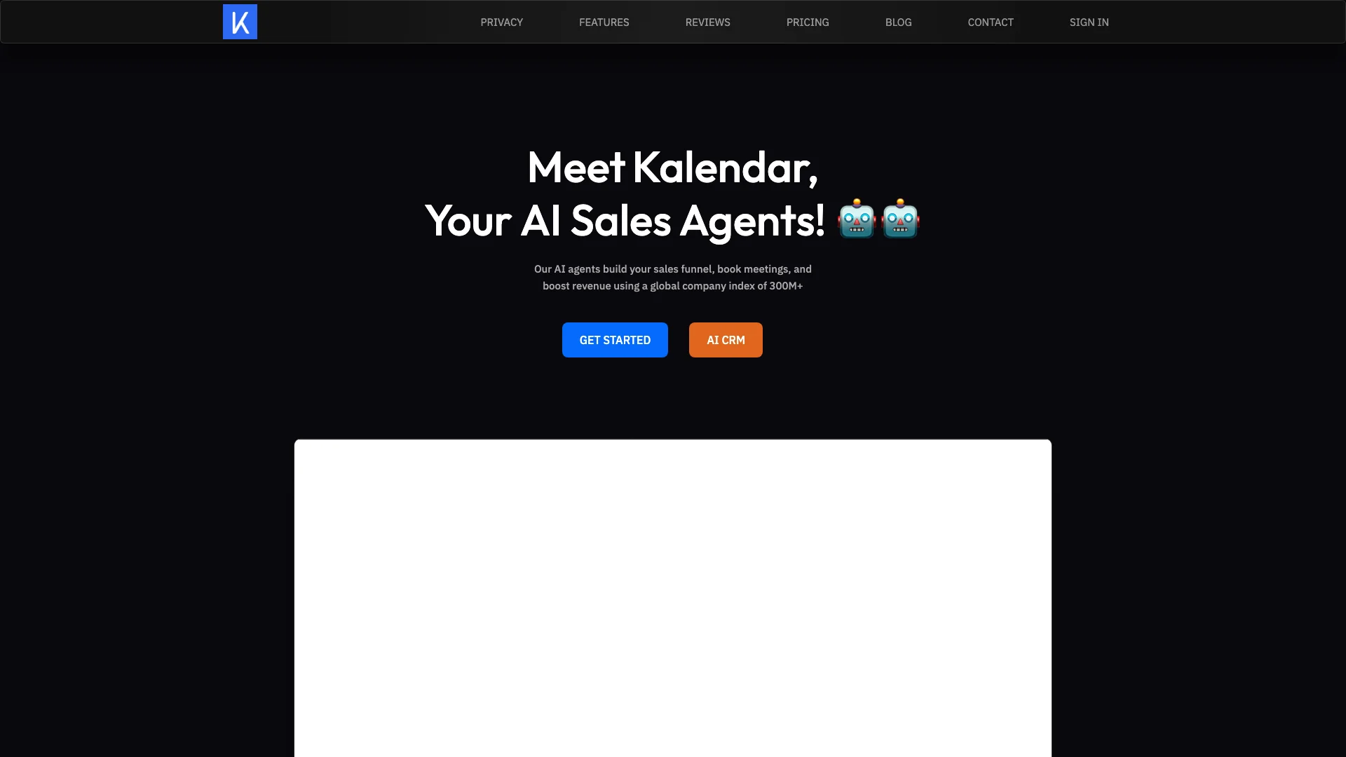 Kalendar.AI Agents 主页