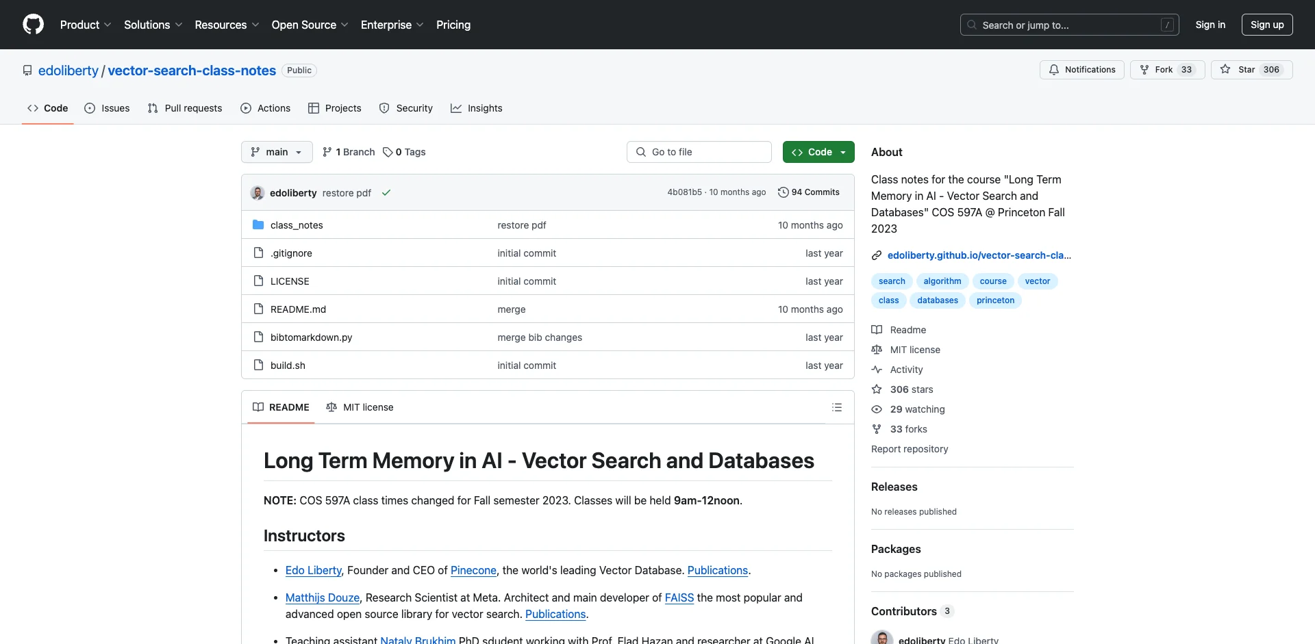 vector-search-class-notes