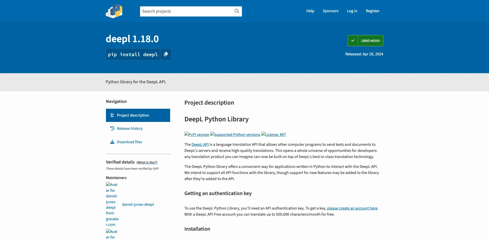 deepl-python