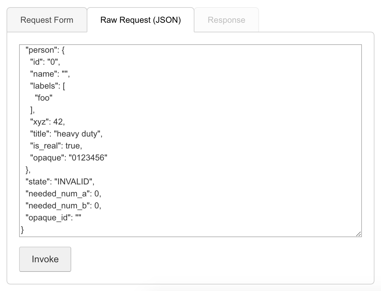 网页界面请求JSON