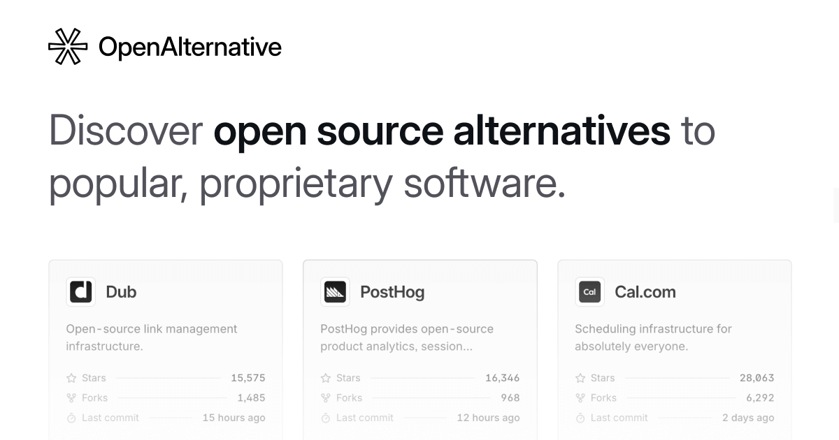 OpenAlternative