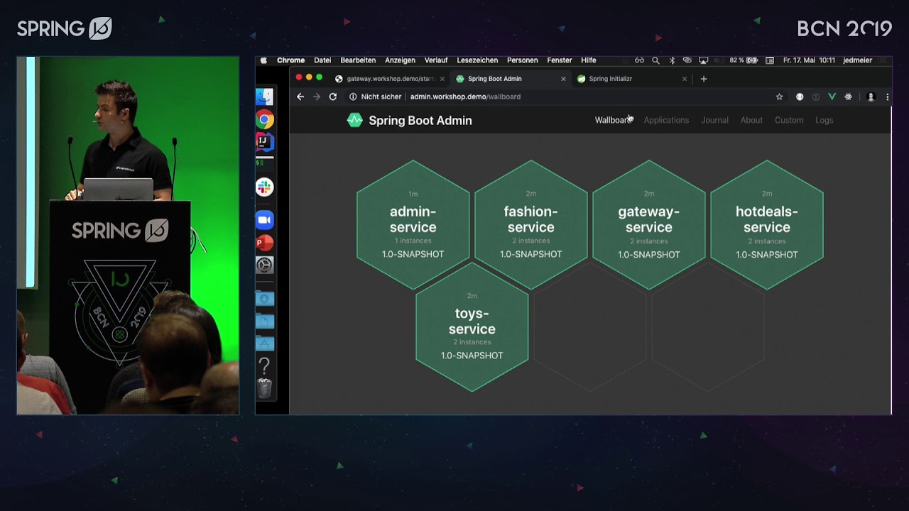 Cloud Native Spring Boot® Admin by Johannes Edmeier @ Spring I/O 2019