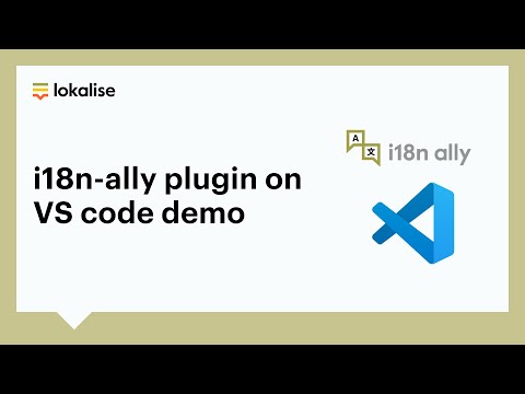 VS Code 上的 i18n-ally 演示