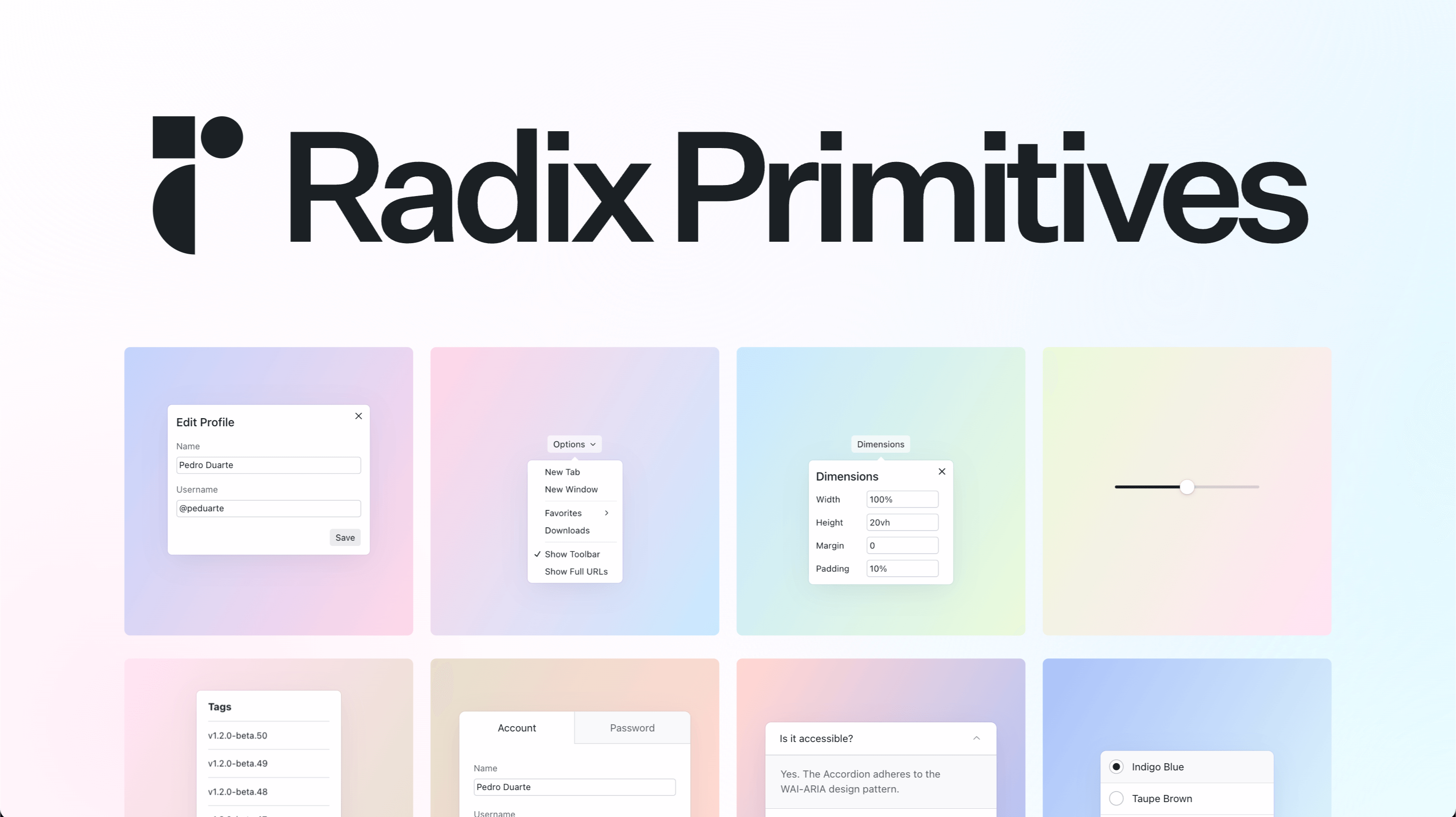 Radix Primitives 标志