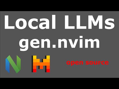 Neovim中的本地LLM：gen.nvim
