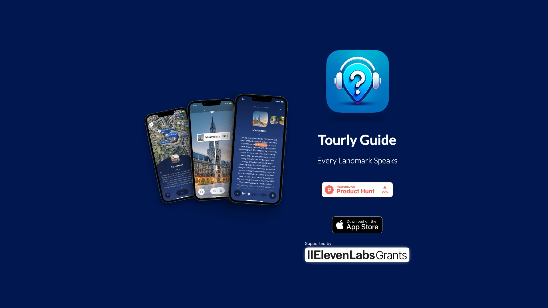 Tourly Immersive Audio Guide主页截图