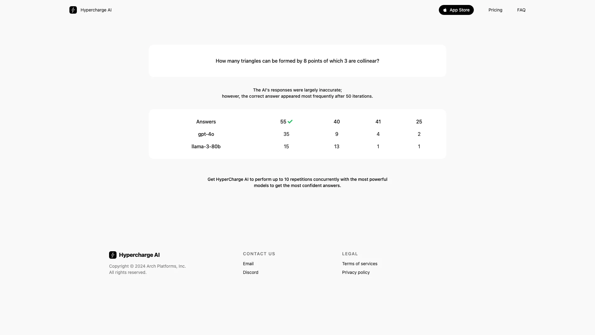 Hypercharge AI 主页截图