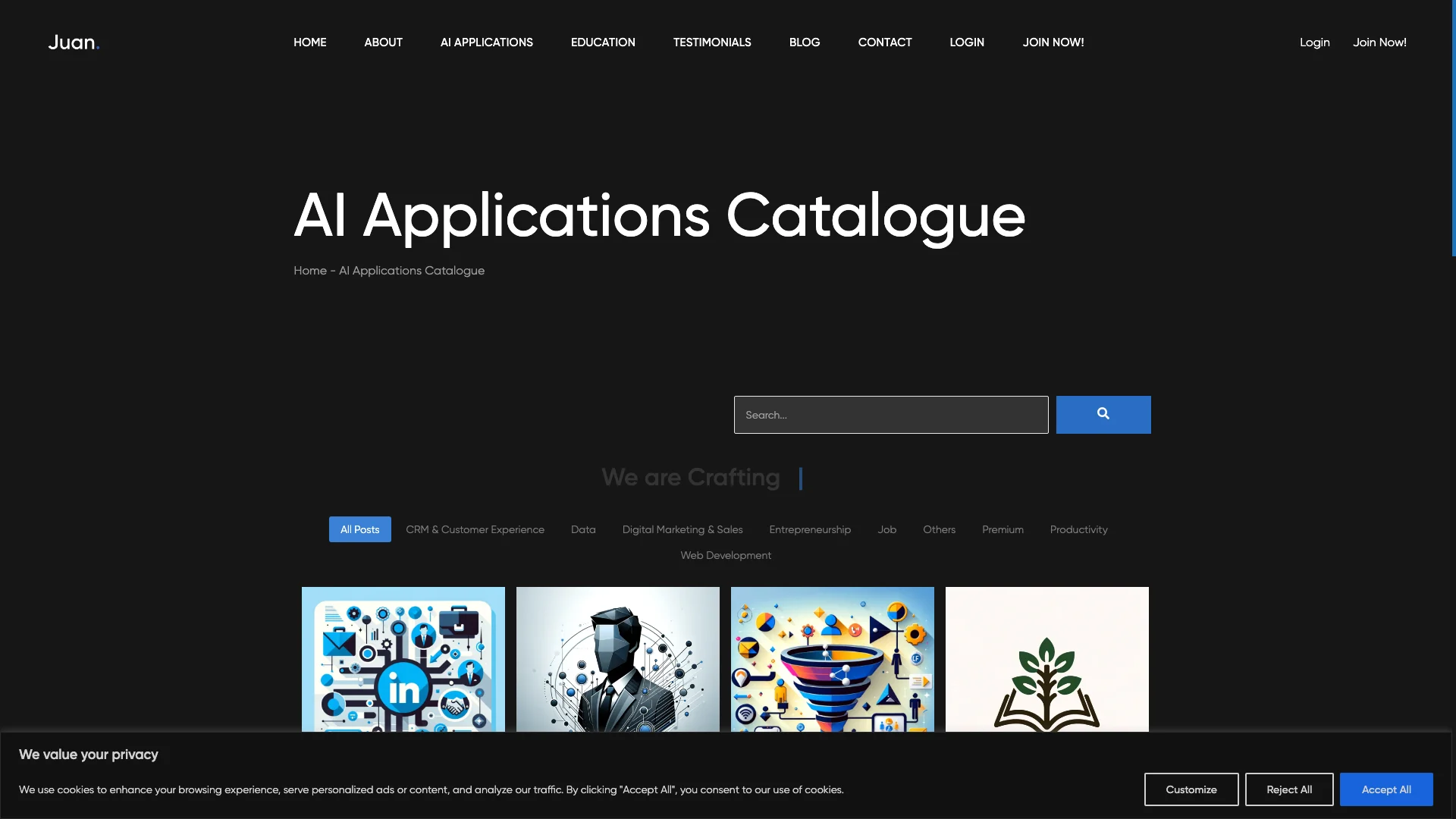 AI Applications Catalogue