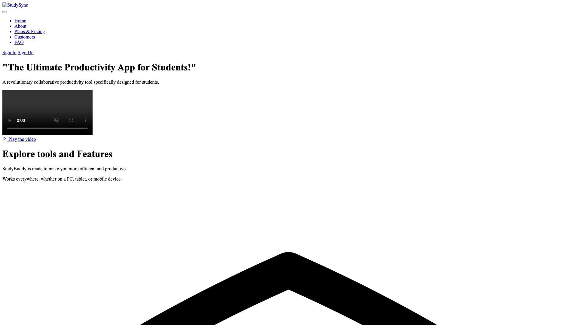 StudySync主页截图