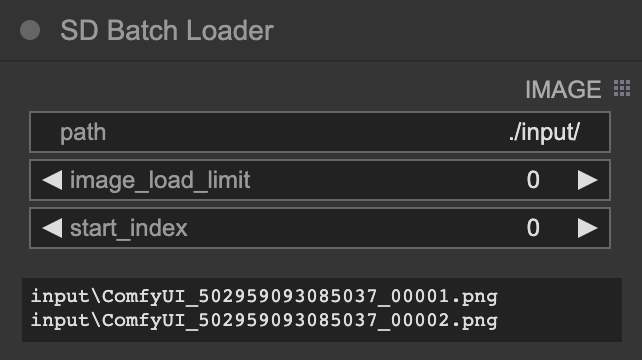 Batch Loader Node