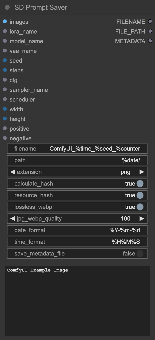 Prompt Saver Node