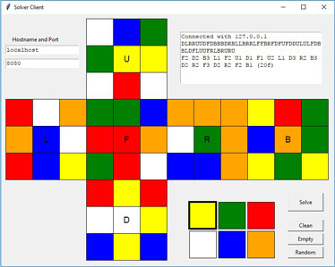 RubiksCube-TwophaseSolver Interface