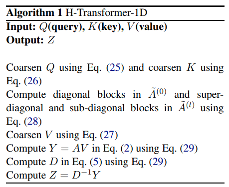 H-Transformer-1D架构图