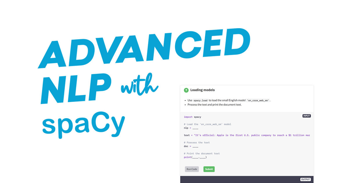 Image 2: advanced nlp with spacecy