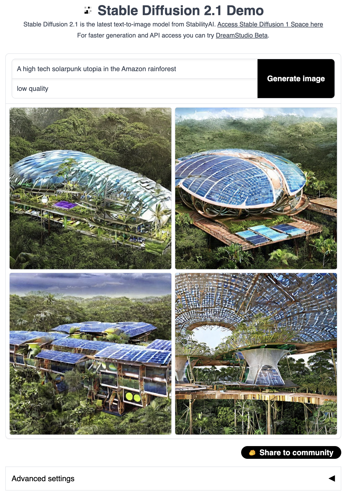 Image 5: a website with images of a green house and a tree