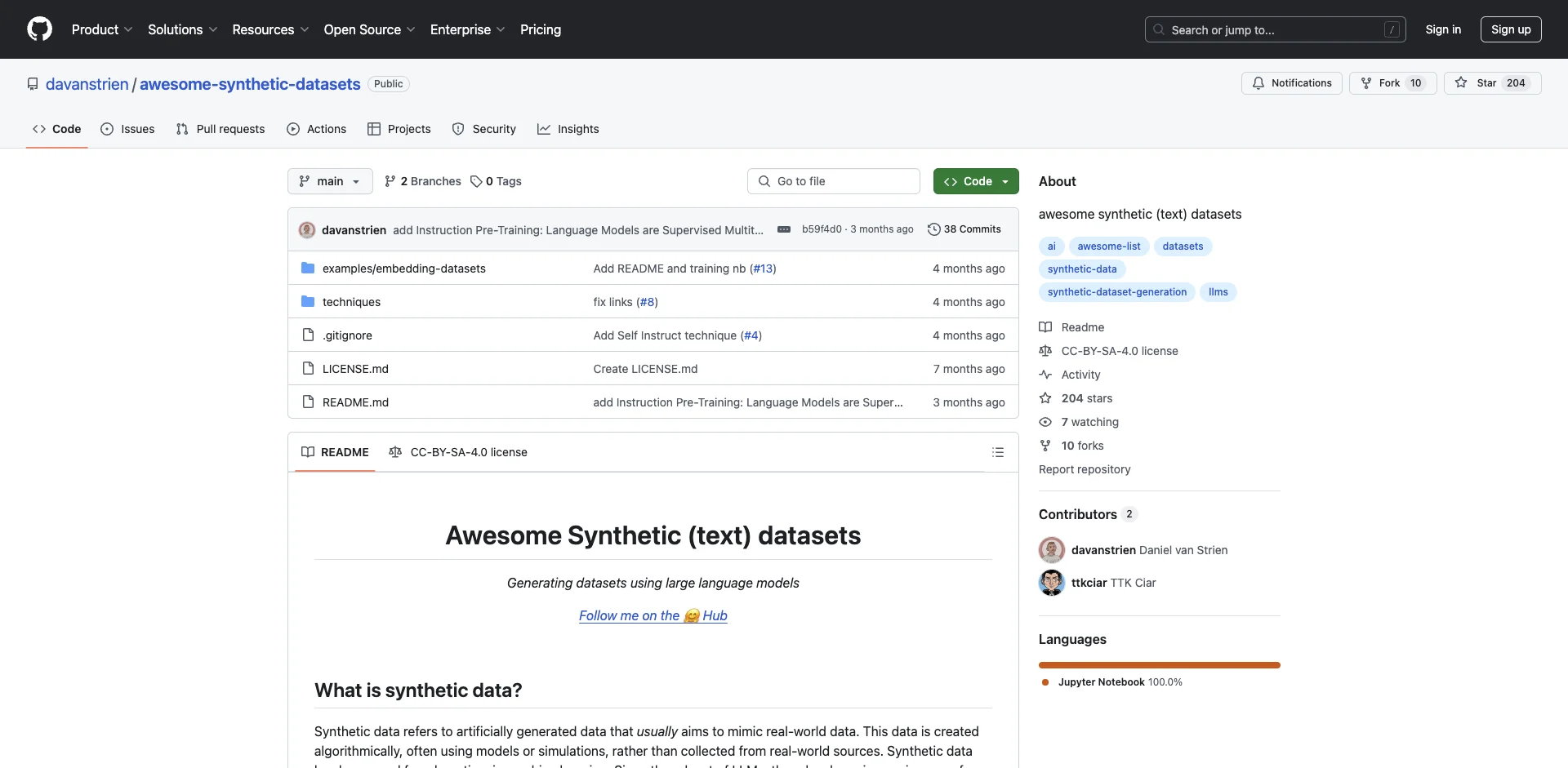 awesome-synthetic-datasets