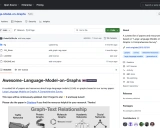 图上的大语言模型：探索Awesome-Language-Model-on-Graphs项目