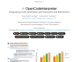 OpenCodeInterpreter：整合代码生成、执行和优化的开源系统