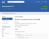Maccarone: AI 助力的 Python 代码块管理工具
