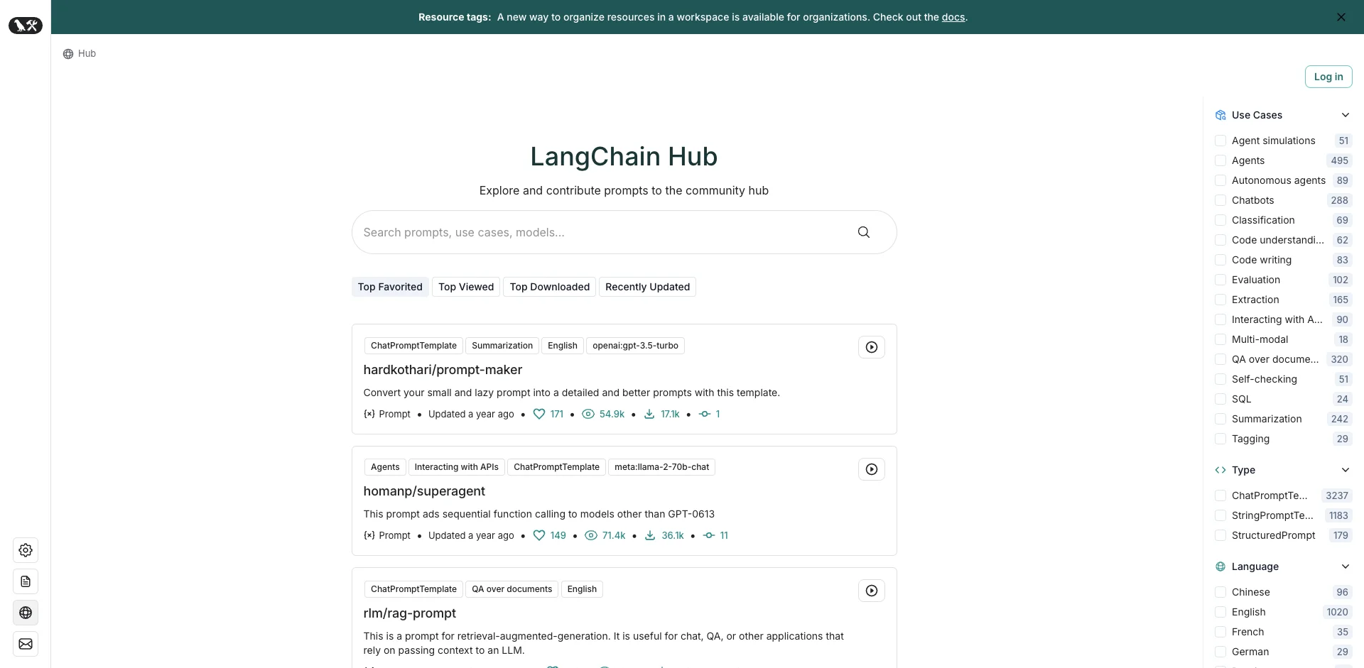 langchain-hub