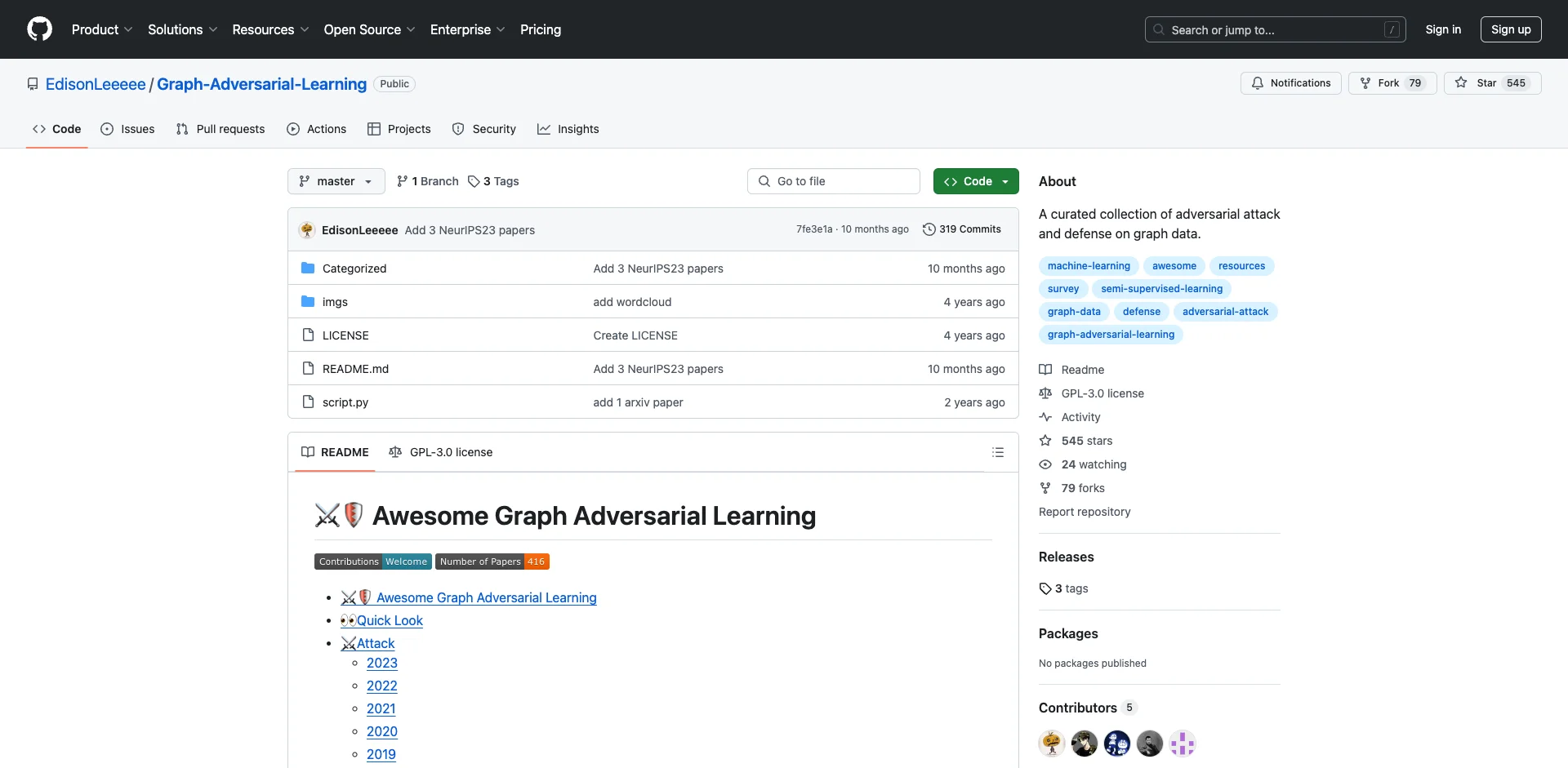 Graph-Adversarial-Learning