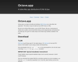 Octave.app：GNU Octave的原生Mac应用分发版